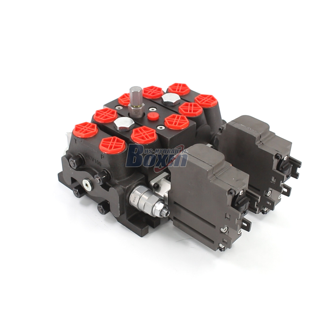 High Quality DCV100EMA-YT-JYT-J-K 2 Spool Directional Control Valve with Electric Motor main image
